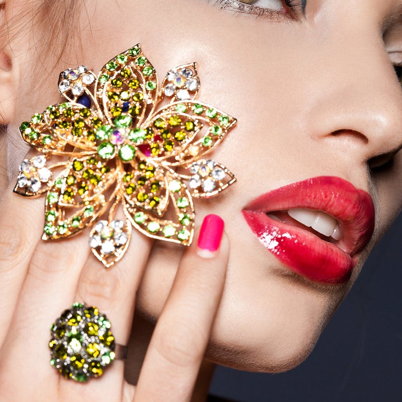 Bememo 3456 Pcs Crystals Diamond Rhinestones AB Clear Flat Back Round Gems Flatback Glass Mixed Size Crystals Gems for Crafts Clothes Shoes Makeup Bags Decor, 6 Sizes(Mine Gold) - Image 5